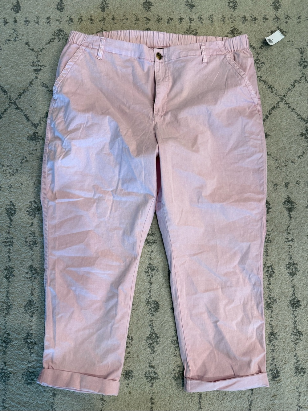 Old Navy Light Pink Straight Leg Pants
